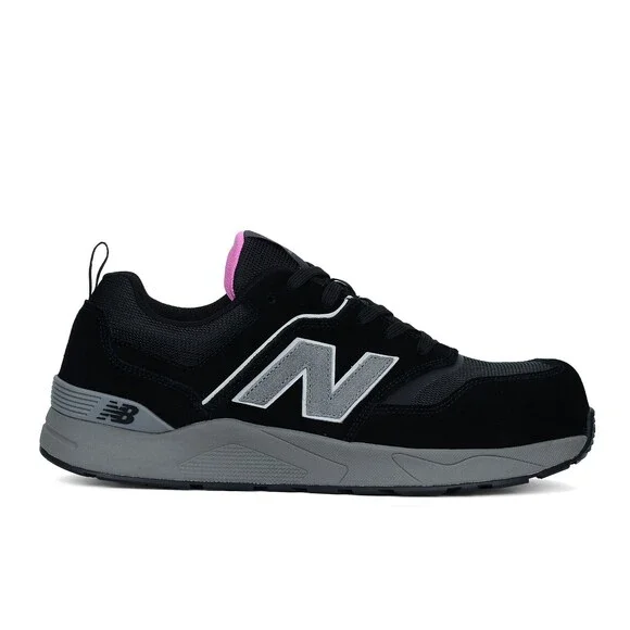 New Balance Elite Lite WUELEHBZ Women's 9 Black Composite Toe Work Shoes RHS6927 - Picture 1 of 10